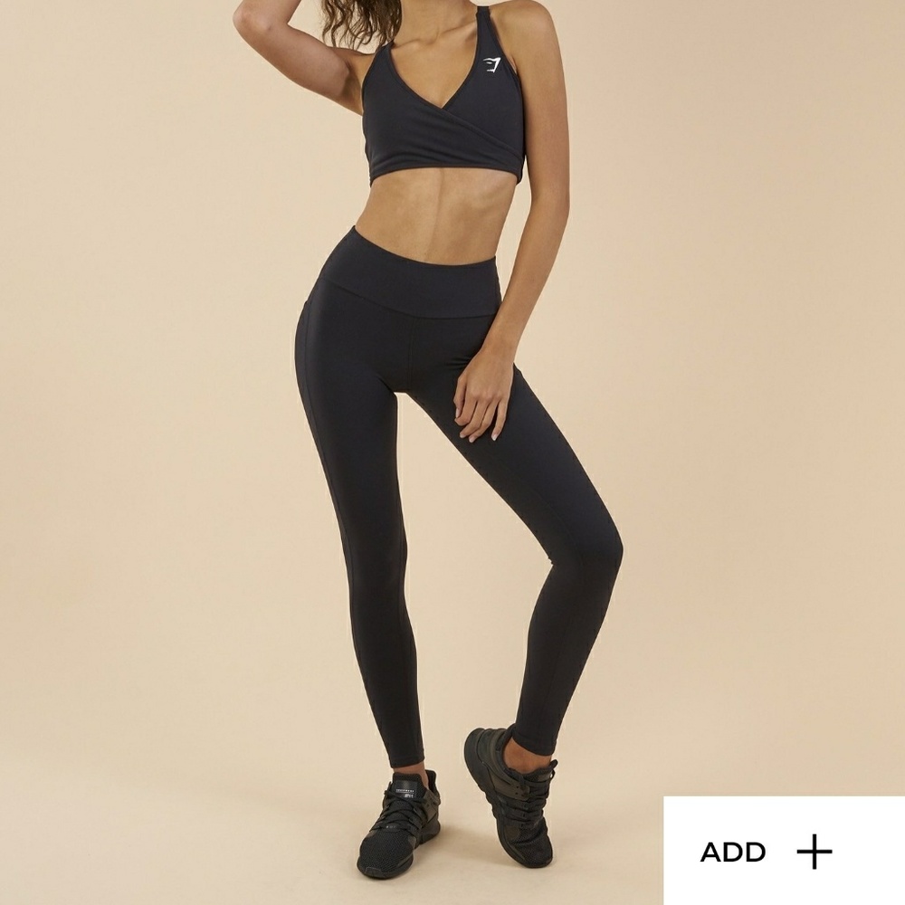 Gymshark black aspire leggings M